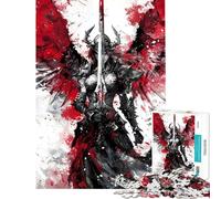 Puzzle difficile per adulti da 1000 pezzi vichinghi e valchirie antistress decorazione per la casa impegnativo da completare (dimensioni 38x26cm)