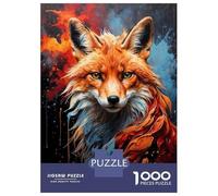 Puzzle Difficile Per Adulti Da 1000 Pezzi Vulpine Majesty Red Fox Puzzle Antistress Giocattoli Analisi E Logica Regalo Di Compleanno, Regali, 70x50cm/1000pcs