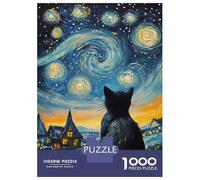 Puzzle Difficile Per Adulti Da 1000 Pezzi Whiskered Star Gazer Puzzle Per Adulti Gioco Rompicapo Analisi E Logica Regali Per Amici E Familiari 38x26cm/1000pcs