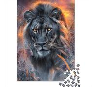 Puzzle Difficile Per Adulti Da 1000 Pezzi Wild Lion Portrait Puzzle Per Adulti Gioco Pratico Per Divertimento in Famiglia Difficile Da Completare 52x38cm/1000pcs