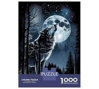 Puzzle Difficile Per Adulti Da 1000 Pezzi Winter Wolf Puzzle Per Adulti Gioco Pratico Decorazione Per La Casa Sfida Educativa 52x38cm/1000pcs