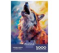 Puzzle Difficile Per Adulti Da 1000 Pezzi Wolf Night Puzzle Antistress Giocattoli Analisi E Logica Regalo Di Compleanno, Regali, 38x26cm/1000pcs