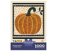 Puzzle Difficile Per Adulti Da 1000 Pezzi Yayoi Kusama Pumpkin No.7 Exhibition Poster Puzzle Per Adulti Gioco Pratico Difficile Regalo Di Compleanno, Regali, 70x50cm/1000pcs