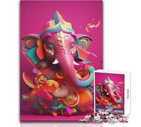 Puzzle difficile per adulti Ganesha, Dio dell'arte, 1000 pezzi, gioco educativo per stimolare la mente, valore sentimentale, dimensioni 50x75cm