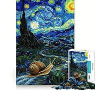 Puzzle difficile per adulti "Il viaggio stellato della lumaca" da 1000 pezzi, sfida mentale, svago rilassante, taglio preciso, regalo memorabile (38x52cm)