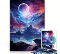 Puzzle difficile per adulti "Natura e onde galattiche" da 1000 pezzi Un gioco di logica, un'opera d'arte rilassante e di qualità (50x75cm)