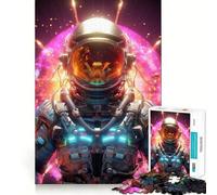 Puzzle difficile per adulti "Psychonaut Spaceman" da 1000 pezzi, gioco intelligente per la casa, divertimento con l'assemblaggio delle immagini, regalo festivo (38x52cm)