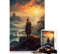 Puzzle difficile per adulti Samurai si nasconde tra le montagne, 1000 pezzi, gioco di intelletto, momento di relax, taglio di qualità, (38x52cm)