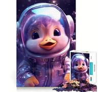Puzzle difficile per adulti "Space Baby Duck" da 1000 pezzi, sfida mentale, svago rilassante, taglio preciso, regalo memorabile (50x75cm)