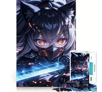 Puzzle difficile Ragazza Samurai per adulti, 1000 pezzi, gioco di intelletto, momento di relax, taglio di qualità, (50x75cm)