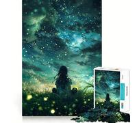 Puzzle difficile "Ragazza spaziale" per adulti, 1000 pezzi, rompicapo rilassante, arte da assemblare, regalo speciale (38x52cm)