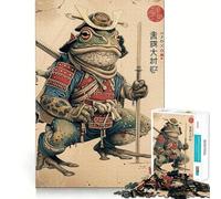 Puzzle difficile "Rana Samurai" per adulti, 1000 pezzi, gioco di logica e abilità, per tutta la famiglia, con intagli precisi, da collezione (50x75cm)