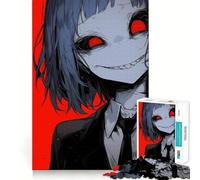 Puzzle difficile "Red Eye Glow" per adulti, 1000 pezzi, rompicapo rilassante, arte da assemblare, regalo speciale (38x52cm)