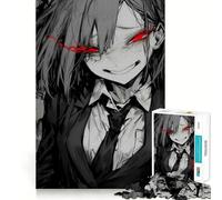Puzzle difficile "Red Eye Glow" per adulti, 1000 pezzi, rompicapo rilassante, arte da assemblare, regalo speciale (50x75cm)