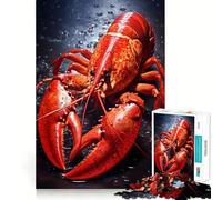 Puzzle difficile Red Lobster per adulti, 1000 pezzi, rompicapo rilassante, arte da assemblare, regalo speciale (38x26cm)