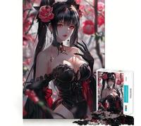 Puzzle difficile "Regina dei Vampiri dagli Occhi Rossi" per adulti, 1000 pezzi, rompicapo rilassante, arte da assemblare, regalo speciale (50x75cm)