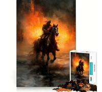 Puzzle difficile Rogue Warrior per adulti, 1000 pezzi, stimolante per la memoria, rilassante, taglio liscio, classico, regalo (50x75cm)