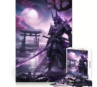 Puzzle difficile Samurai alla Porta Torii per adulti, 1000 pezzi, gioco di intelletto, momento di relax, taglio di qualità, (38x52cm)