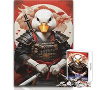 Puzzle difficile Samurai anatra giapponese per adulti, 1000 pezzi, gioco educativo per la mente, valore sentimentale, dimensioni 50x75cm
