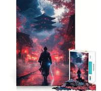 Puzzle difficile Samurai nella città rossa per adulti, 1000 pezzi, gioco di intelletto, momento di relax, taglio di qualità, (38x52cm)