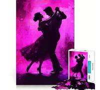 Puzzle difficile Silhouette Dance per adulti, 1000 pezzi, gioco di logica, legame familiare, taglio di precisione, calda sorpresa 38x52cm
