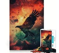Puzzle difficile Silhouette Galaxy per adulti, 1000 pezzi, gioco di logica, legame familiare, taglio di precisione, calda sorpresa 38x26cm