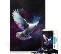 Puzzle difficile Space Dove per adulti, 1000 pezzi, puro gioco di logica, attività domestica, taglio netto, regalo adorabile (38x26cm)