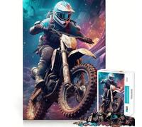 Puzzle difficile "Space Frontier Rider" per adulti, 1000 pezzi, rompicapo rilassante, arte da assemblare, regalo speciale (38x52cm)