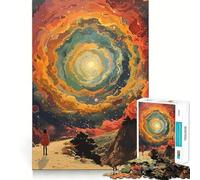 Puzzle difficile Space Hole per adulti, 1000 pezzi, migliora la memoria, rilassa la mente, bordi netti, elegante regalo (38x26cm)