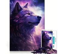 Puzzle difficile Space Wolf per adulti, 1000 pezzi, giocattolo intelligente, divertimento casual, taglio preciso, regalo artistico 50x75cm