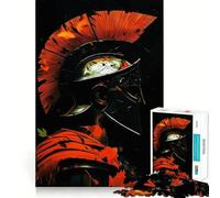 Puzzle difficile Spartan in the Dark per adulti, 1000 pezzi, con grafica accattivante, ideale per rilassarsi e divertirsi, con dettagli nitidi e unici 38x26cm
