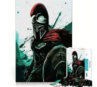 Puzzle difficile Spartan Valor per adulti, 1000 pezzi, gioco intelligente, divertimento casual, taglio preciso, regalo artistico 50x75cm