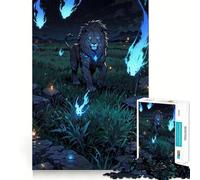 Puzzle difficile Spirit Lion King per adulti, 1000 pezzi, rievoca, migliora, rilassante, dai dettagli nitidi, 38x26cm
