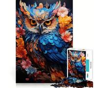 Puzzle difficile Spirit Owl per adulti, 1000 pezzi, per ricordare, migliorare, rilassante, con dettagli nitidi, 38x26cm