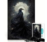 Puzzle difficile "Spirito Celeste del Corvo" per adulti, 1000 pezzi, rompicapo rilassante, arte da assemblare, regalo speciale (50x75cm)