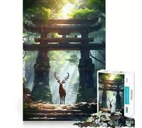 Puzzle difficile "Spirito della Foresta" per adulti, 1000 pezzi, stimola la memoria, calma, evasione, bordi stretti, regalo speciale 50x75cm