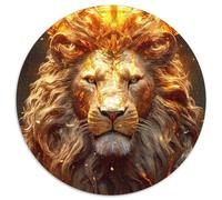 Puzzle difficili per adulti "Il Leone d'Oro", puzzle per adulti, 1000 sfide cerebrali, attività educativa per adolescenti 67,5x67,5 cm