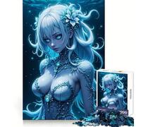 Puzzle digitale con ninfa acquatica da 1000 pezzi per adolescenti, ideale per migliorare la concentrazione, un passatempo rilassante e un'ottima idea regalo (38x52cm)