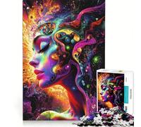 Puzzle digitale da 1000 pezzi per adulti gioco impossibile basato sull'entropia antistress compleanno e Natale 38x26cm