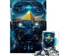 Puzzle digitale da 1000 pezzi per adulti puzzle a forma di piramide giochi rilassanti un'opera d'arte difficile e stimolante (dimensioni 50x75cm)