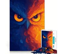 Puzzle digitale "Occhi di gufo" per ragazzi, 1000 pezzi, gioco di intelligenza, divertimento in casa, taglio di qualità, regalo creativo (38x26cm)