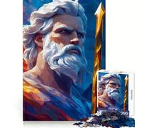 Puzzle digitale Poseidon da 1000 pezzi per adolescenti, gioco di logica mentale, evasione rilassante, opera d'arte dai bordi sottili da collezione (38x26cm)