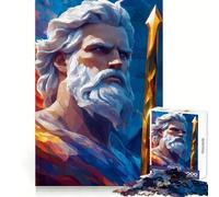 Puzzle digitale Poseidon da 1000 pezzi per adulti, gioco intelligente che stimola la riflessione, silenzioso e divertente, con bordi lisci, ideale come regalo per le festività (50x75cm)