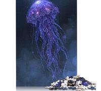 Puzzle digitali da 1000 pezzi di meduse celestiali per adulti, puzzle di carta, gioco educativo per bambini come regalo di Natale, 38x26 cm/1000 pezzi