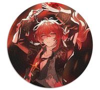 Puzzle Diluc Genshin Impact da 1000 pezzi per adulti. Puzzle rotondi da 1000 pezzi per adulti. Ideale per gli innamorati,perfetto regalo di Natale,Capodanno e San Valentino. Dimensioni: 67,5x67,5 cm.