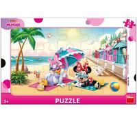 Puzzle DINO Minnie e Daisy in spiaggia