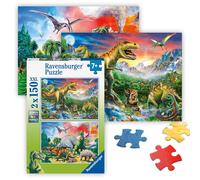 PUZZLE DINOSAURI 150 PEZZI XXL GIOCO PER BAMBINI IDEA REGALO 7 ANNI EDUCATIVO