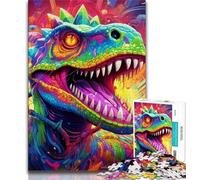 Puzzle Dinosauri Antichi Puzzle per Adolescenti 1000 Pezzi Decorazione da Parete Unica Regali di Compleanno e Natale Adatto per E 14 (26x38cm)