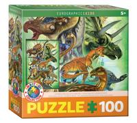 Puzzle - Dinosauri Erbivori - 100 Pezzi