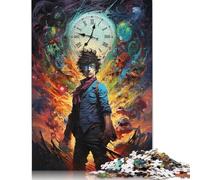 Puzzle Dio del Tempo con immagini personalizzabili, puzzle in cartone riciclato al 100% per bambini e adulti dai 12 anni, 1000 pezzi (75x50 cm)